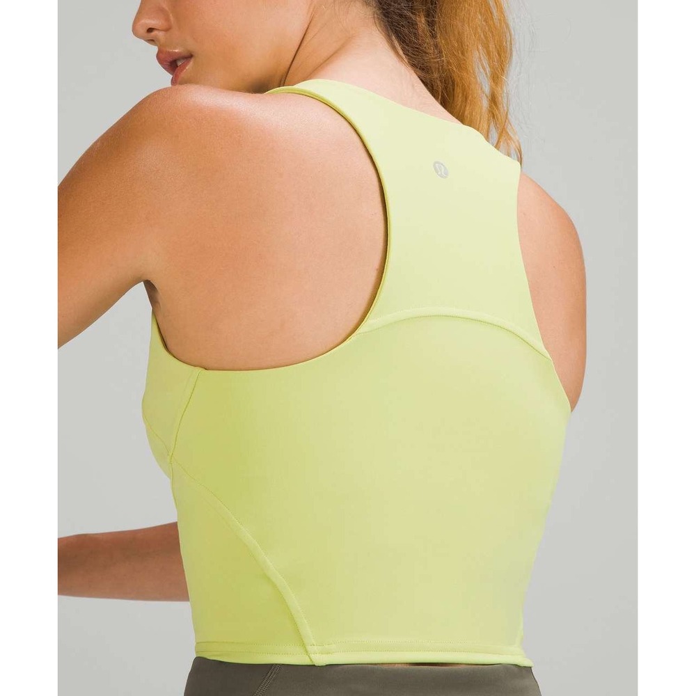 Lululemon Womens Invigorate Training Tank 2 Wasabi Green Gorpcore Athleisure Gym